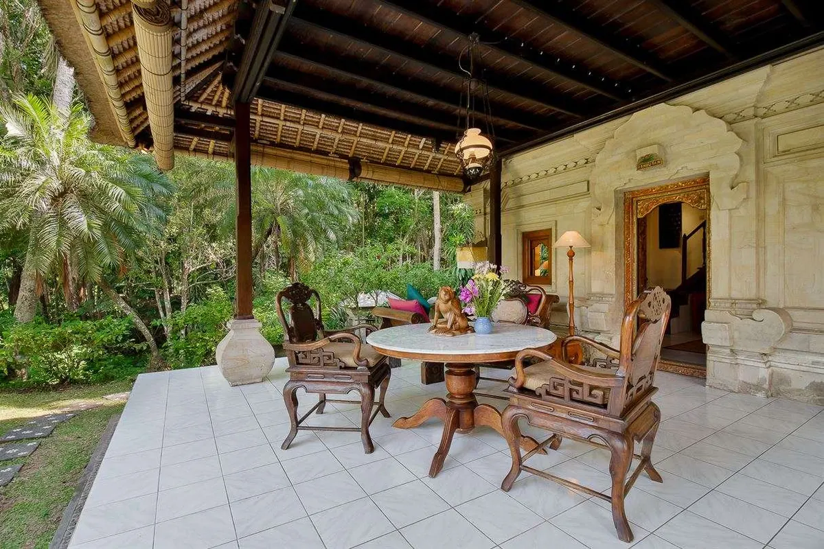 Die Terrasse der Junior Suite Rambutan