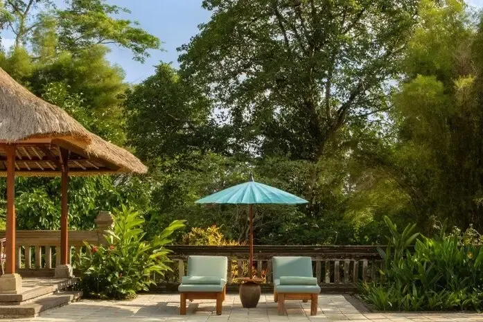 Der Privatpool eines Garden Pool Pavilion