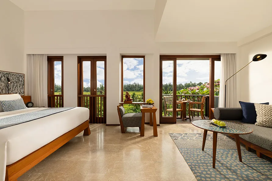 Eine Forest Suite mit Balkon