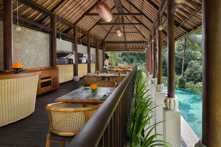 Das River Cafe am Pool