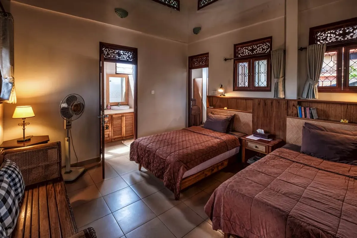Das Schlafzimmer im Studio