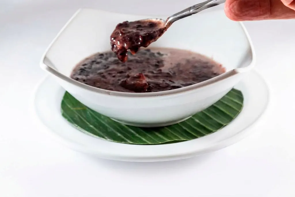 Balinesischer Schwarzreispudding